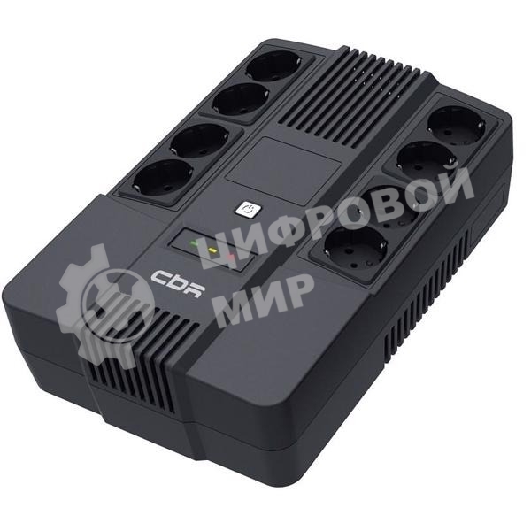 Источник бесперебойного питания CBR UPS-OFK-101E-600 / 600ВА / 360Вт / Schuko CEE 7 Outlets