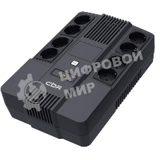 Источник бесперебойного питания CBR UPS-OFK-101E-600 / 600ВА / 360Вт / Schuko CEE 7 Outlets