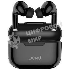 Беспроводные наушники PERO TWS06 COMFORT Black