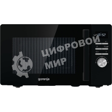 Микроволновая печь Gorenje MO23A3BH черный, 23 л, 800 Вт, переключатели - кнопки, поворотный механизм