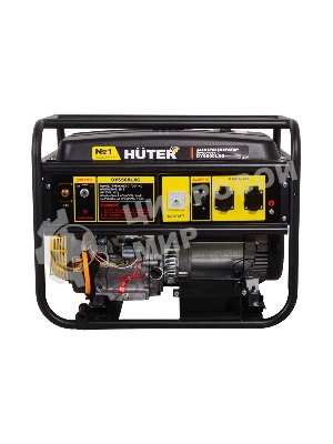 Электрогенератор бензиновый гибридный Huter DY6500LXG, 5 кВт, 71 дБ, 75 кг