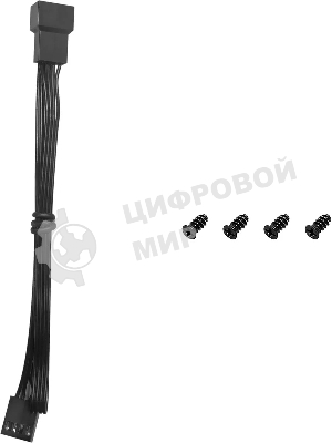 Вентилятор для корпуса DEEPCOOL FT14 черный, 140 мм, 1650 об/мин, 25.1 дБ, 4 pin