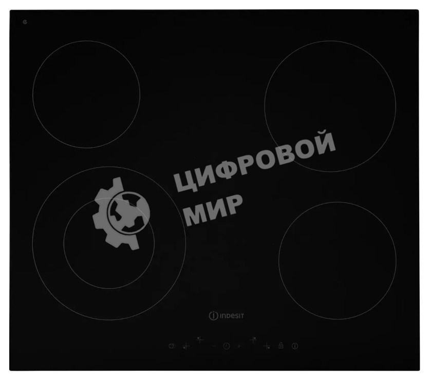 Электрическая варочная панель Indesit IRT 260 B, независимая, черный