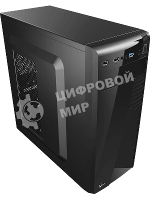 Компьютерный корпус Aerocool/Formula CS-1101 черный без БП ATX 2x120мм 1x140мм 2xUSB 2.0 1xUSB 3.0 audio