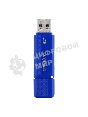 Флешка USB Smartbuy Dock Blue (SB32GBDK-B), 32Gb, USB 2.0, R/W 15/5, синий