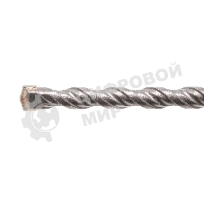 Бур по бетону Denzel двойная спираль, Cobalt W-tip, 8x310 мм, SDS PLUS