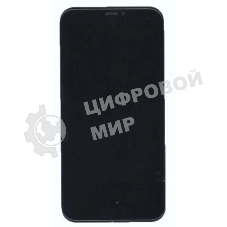 Дисплей Amperin для Apple iPhone X в сборе с тачскрином (Soft Oled), черный