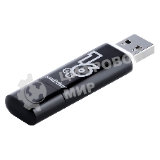 Флешка USB Smartbuy Glossy series Black (SB16GbGS-K), 16Gb, USB 2.0, R/W 25/15, черный