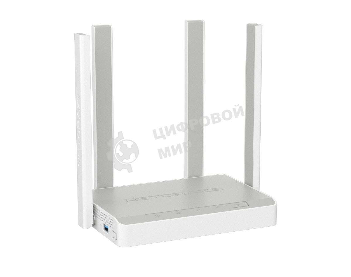 Гигабитный интернет-центр Netcraze Viva (NC-1913) с Mesh Wi-Fi 5 AC1200, 4-портовым Smart-коммутатором и многофункциональным портом USB