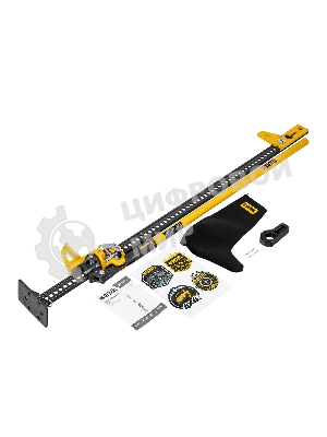 Домкрат реечный профессиональный Denzel 3,5 т, 115-1340 мм, High Jack