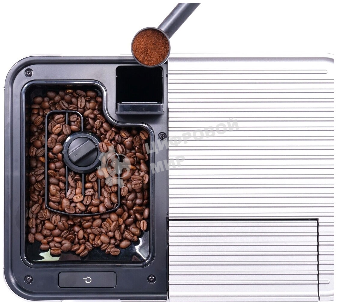 Автоматическая эспрессо-машина KitchenAid 5KES8558EBK, 2.2 л, одновременное приготовление двух чашек, 3 уровня крепости кофе, автоматическая очистка, автоматическая декальцинация, цветной дисплей, сенсорное управление, 40 рецептов, цвет чугун