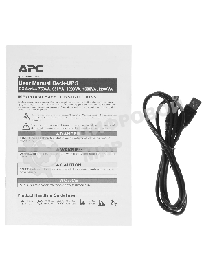 Источник бесперебойного питания APC Back-UPS BX1200MI / 1200ВА / 650Вт / 4 х CEE 7 (евророзетка)