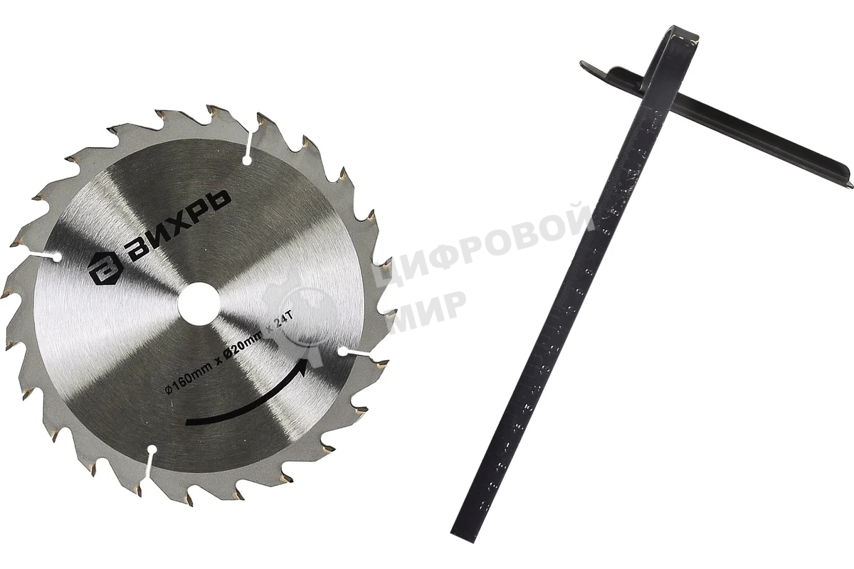 Циркулярная пила (дисковая) Вихрь ДП-160/1200 1200Вт (ручная)