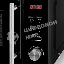 Микроволновая печь BBK 20MWG-732T/B-M черный, 20 л, 700 Вт, переключатели - кнопки, поворотный механизм
