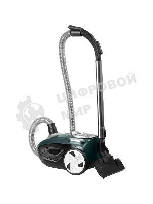 Пылесос Aresa AR-2403 зеленый/черный, 380/1800 Вт, уборка сухая, пылесборник мешок 3,5 л