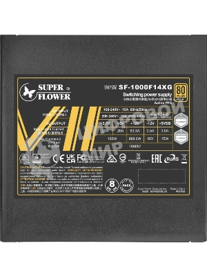 Блок питания Super Flower Leadex VII XG 1000W ATX 3.1 черный (SF-1000F14XG)