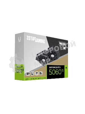 Видеокарта Zotac PCI-E 5.0 RTX 5060TI 16GB TWIN EDGE OC NVIDIA GeForce RTX 5060TI 16Gb 128bit GDDR7 2602/28000 HDMIx1 DPx3 HDCP Ret