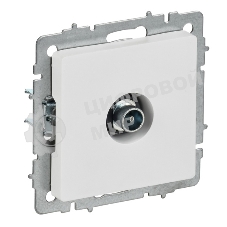 Розетка телевизионная оконечная IEK BRITE РТВ11-0-БрАБ а/б