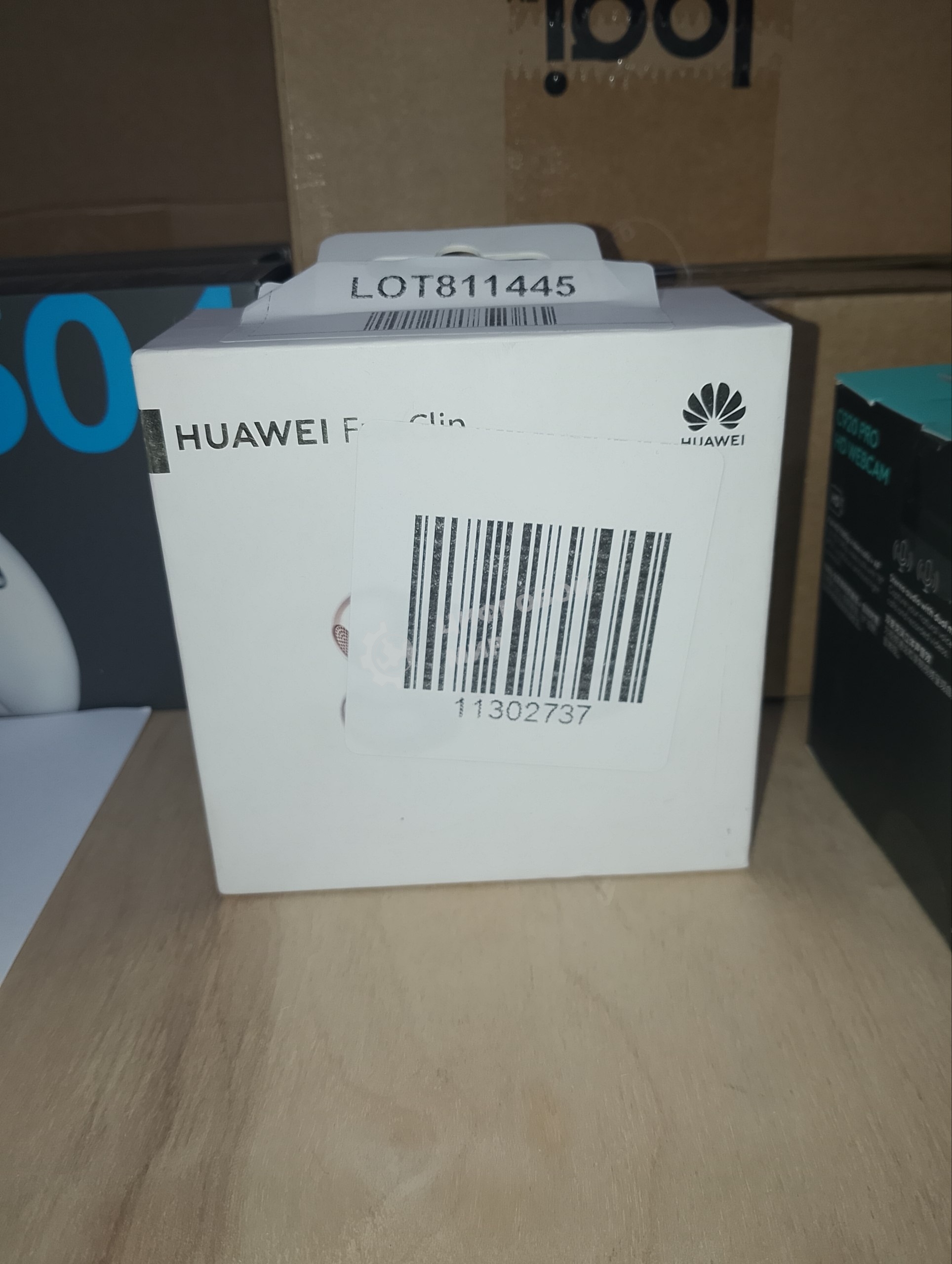 (Восстановленный) Наушники беспроводные Huawei FREECLIP 55038003 ROSE GOLD [Cм.описание!]