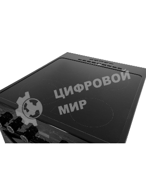 Плита электрическая Gefest ЭП Н Д 5560-03 0053 черный, конфорок 4 шт, духовка 55 л, 50 см x 85 см x 58.5 см
