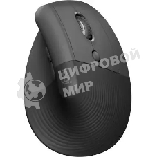 Мышь беспроводная Logitech Lift графитовый, 4000 dpi, радиоканал, Bluetooth, USB, кнопки - 6