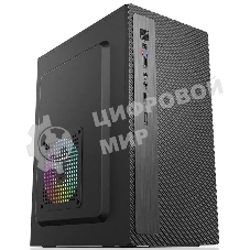 Компьютерный корпус Accord Entry ACC-2053B черный без БП mATX 1x80мм 1x120мм 2xUSB2.0 audio
