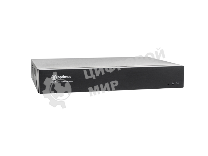 Видеорегистратор IP Optimus NVR-5161-16P 16-х канальный 8МП, HDD 1 SATA до 14 ТБ NVR-5161-16P