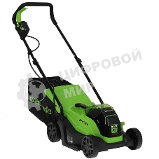 Газонокосилка аккумуляторная GreenWorks GD24LM33k2, 24 В, 2 Ач