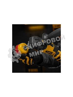 Щетка для УШМ Denzel 75 мм, чашка, нейлоновая щетина, М14