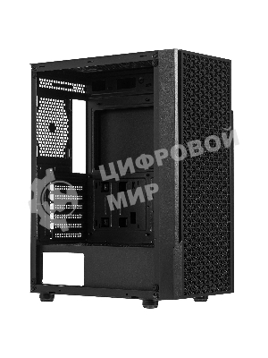 Компьютерный корпус Accord 3312 черный без БП ATX 2xUSB2.0 1xUSB3.0 audio bott PSU