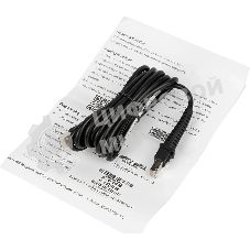 Сканер штрих-кода ручной Mindeo MD6600-HD 1D/2D имидж, проводной, RS-232/USB, черный