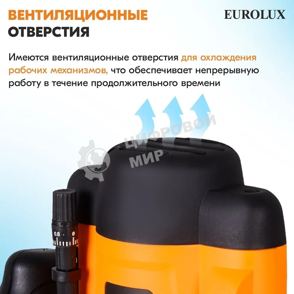 Фрезерная машина Eurolux ФМ-1600EU 900/72/13/6