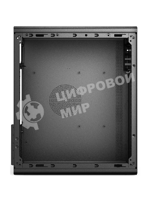 Компьютерный корпус CBR PCC-MATX-V285-WPSU черный mATX, Minitower V285, без БП, 1хUSB 3.0 Type-C, 1хUSB 3.0, 1хUSB 2.0, HD Audio+Mic, кабель питания 1.2м