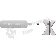 Шильд-символ Moleskine Zodiac Водолей, металл, серебристый, коробка с европодвесом, PINAQUARIUSSILV