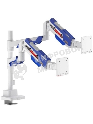 Кронштейн для мониторов Ultramounts UM744WB белый/синий 24