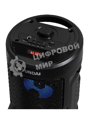 Минисистема Hyundai H-MC150 черный 50Вт/FM/USB/BT/SD/MMC