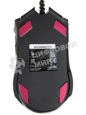 Мышь проводная A4Tech Bloody J90s черный, 8000 dpi, USB, кнопки - 12