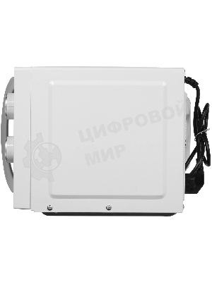 Микроволновая печь Kraft KF20MW7W-102M белый, 20 л, 700 Вт, переключатели - поворотный механизм