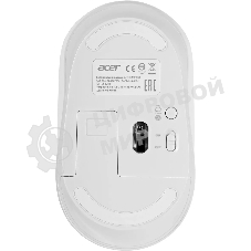 Мышь беспроводная Acer OMR308 белый, 1600 dpi, радиоканал, Bluetooth, USB, кнопки - 4