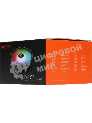 Кулер ID-Cooling DK-07i RAINBOW (Intel) черный 120мм алюминий 1800rpm 26db 4-pin 125W 60мм
