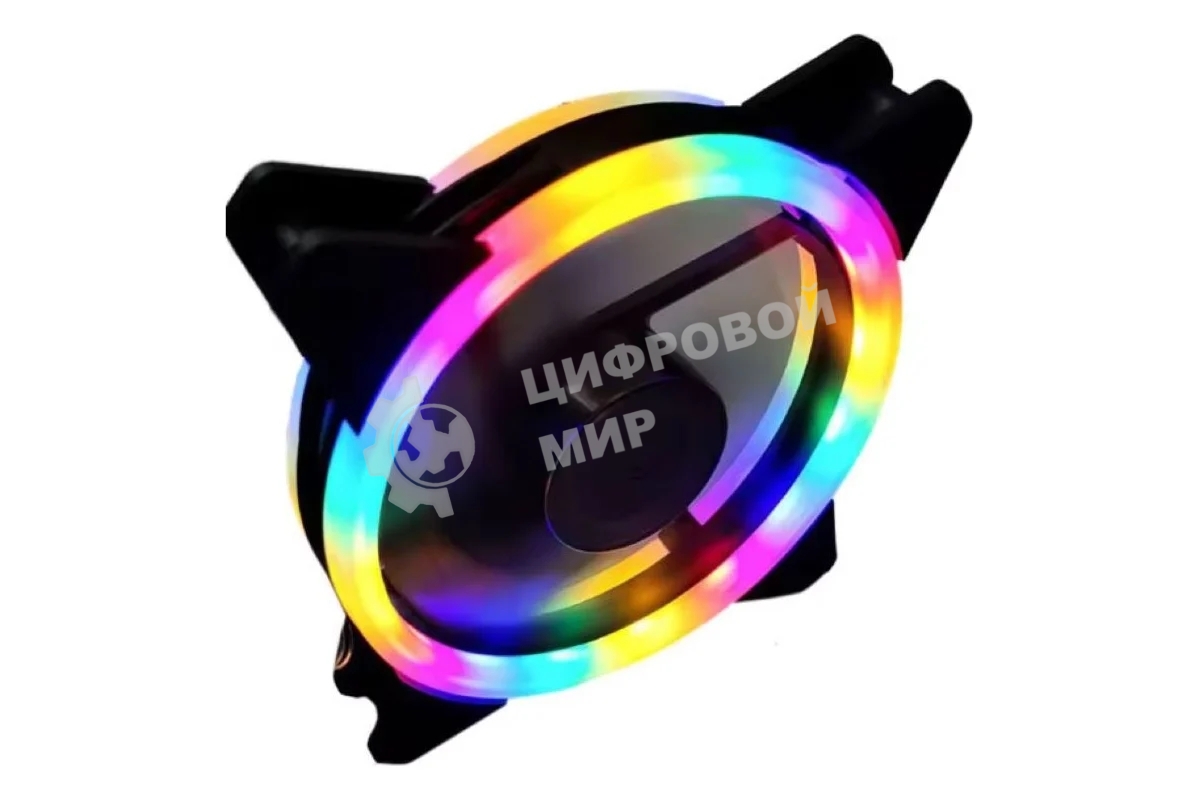 Вентилятор для корпуса Gembird черный, 120 мм, 1200 об/мин, 20.5 дБ, 3 pin