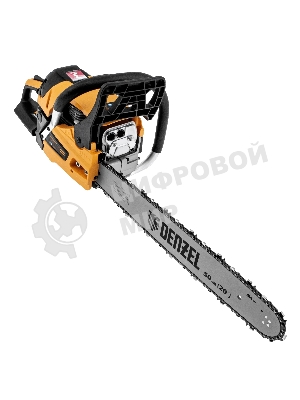 Пила цепная бензиновая Denzel DS-5820, шина 50 см, 58см3, 3,6 л.с., шаг 0,325, паз 1,5 мм, 76 зв