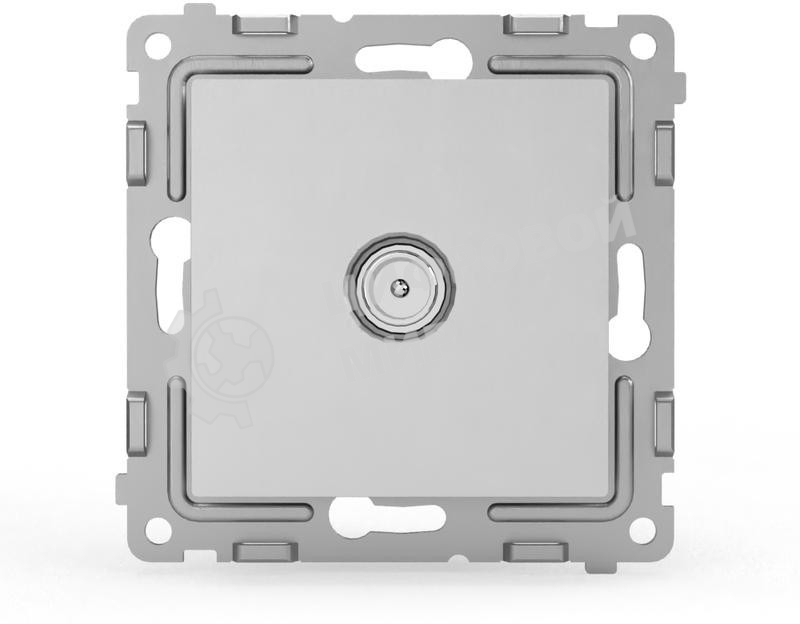 Розетка TV TOKOV ELECTRIC оконечная СП Pixel 1DB механизм алюм.