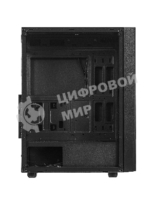 Компьютерный корпус Accord 3312 черный без БП ATX 2xUSB2.0 1xUSB3.0 audio bott PSU