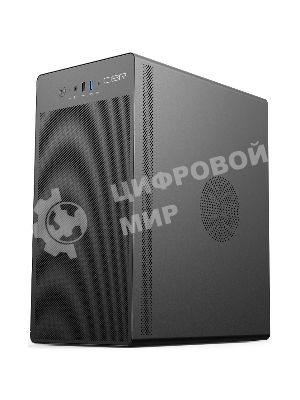 Компьютерный корпус CBR PCC-MATX-V285-WPSU черный mATX, Minitower V285, без БП, 1хUSB 3.0 Type-C, 1хUSB 3.0, 1хUSB 2.0, HD Audio+Mic, кабель питания 1.2м