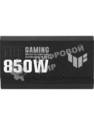 Блок питания ASUS TUF-GAMING-850G (90YE00S2-B0NA00), 850Вт, 80 PLUS Gold, 135мм, модульный, черный