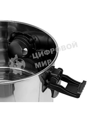 Строительный пылесос Denzel RVC30 серебристый, 1400 Вт, уборка сухая/сбор воды/выдув, пылесборник мешок, 30 л