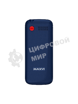 Мобильный телефон Maxvi RT-04 + док-станция, синий