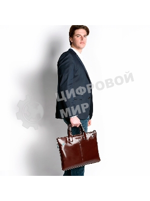 Сумка для ноутбука Piquadro Blue Square CA4021B2/MO коричневый натур.кожа
