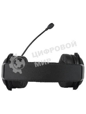 Гарнитура Acer AHW120 чёрный, проводная, USB, подсветка